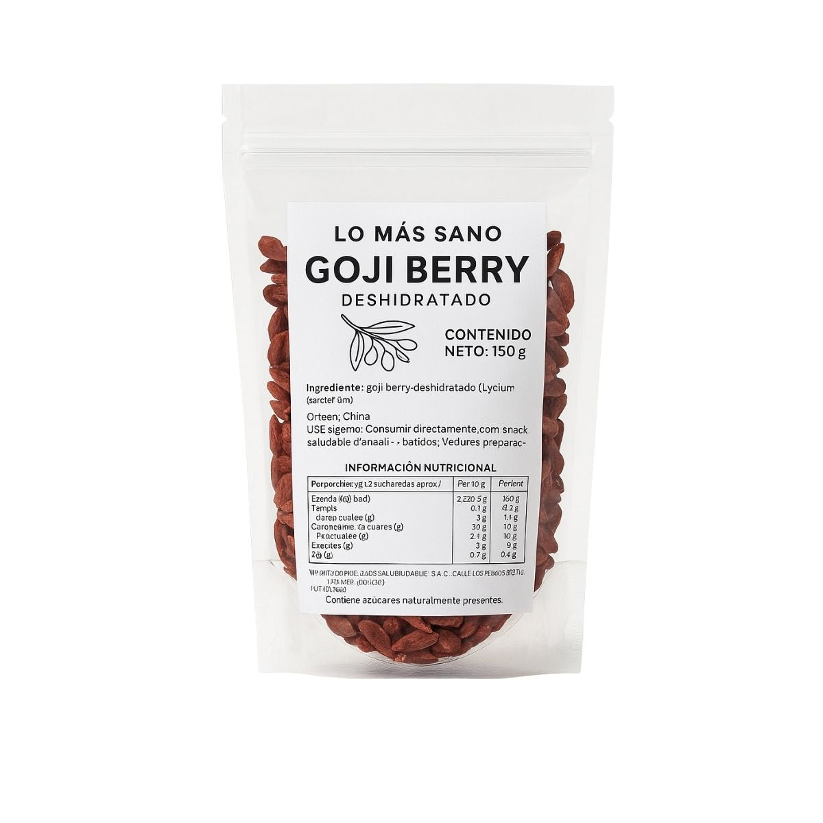 Goji Berry Deshidratado - Súper Alimento Natural