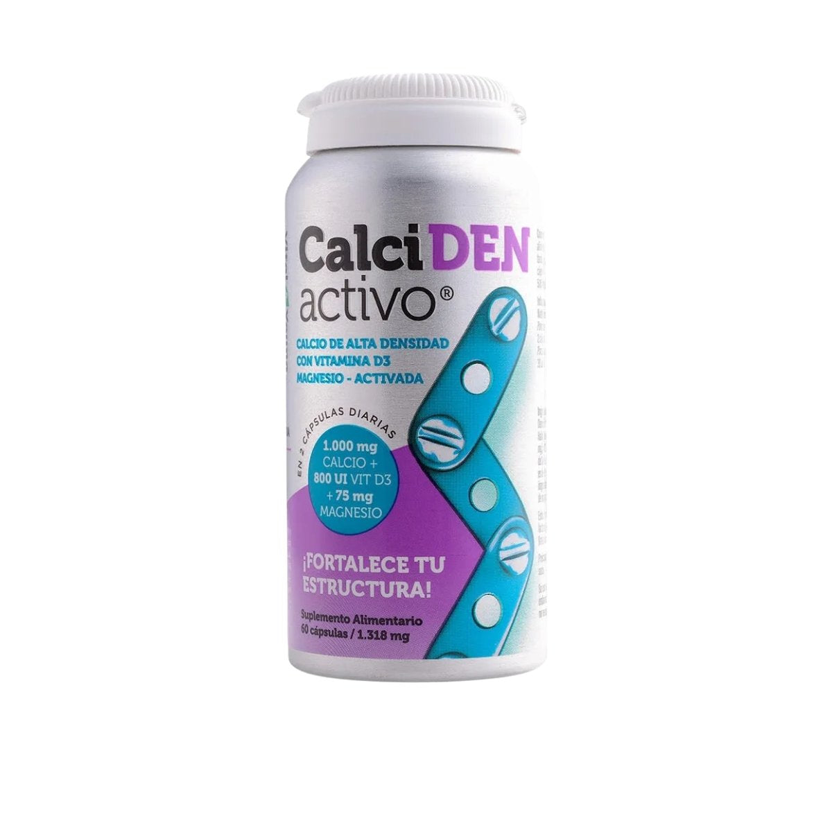 Calciden Activo – Calcio Alta Densidad + Vitamina D3 Activada y Magnesio | Vital & Young